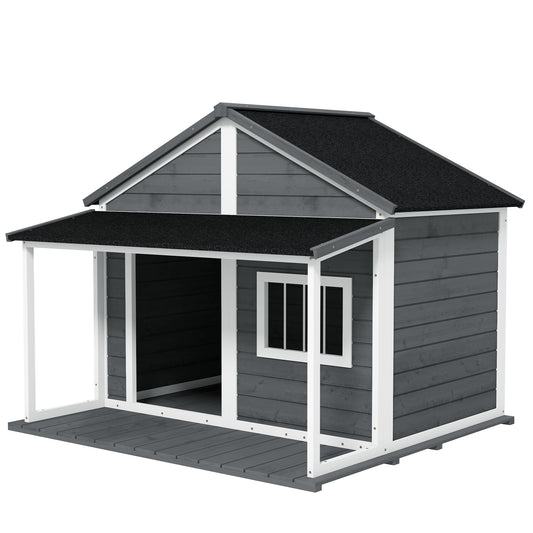 Niche pour chien en bois de sapin
