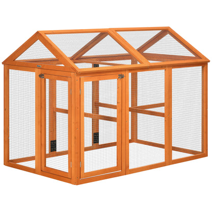 Poulailler 140 x 88,5 x 106 en bois de sapin