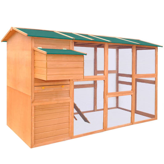 Poulailler XXL en Bois de pin