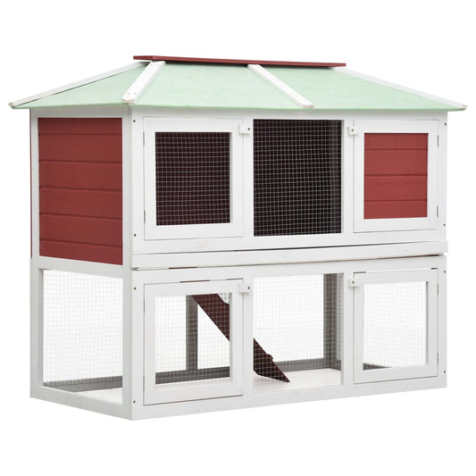 Clapier pour lapins & rongeurs en Bois de sapin