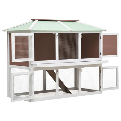 Clapier pour lapins & rongeurs en Bois de sapin