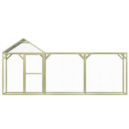 Volière 6.75m² en pinède