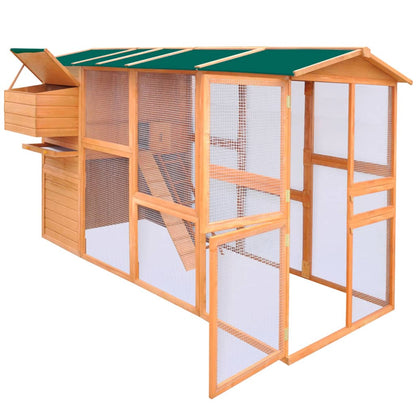 Poulailler XXL en Bois de pin