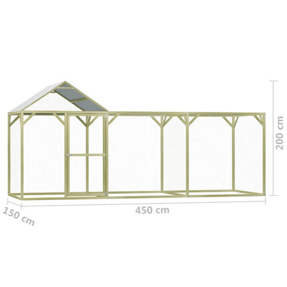 Volière 6.75m² en pinède