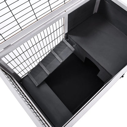 Clapier pour lapin & rongeurs sur roulettes