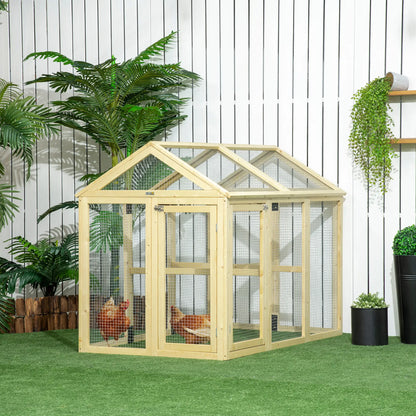 Poulailler 140 x 88,5 x 106 en bois de sapin
