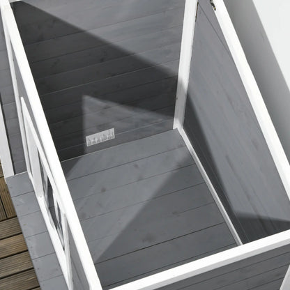 Niche pour Chien en Bois de pin Massif