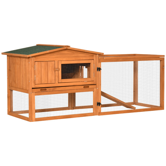 Clapier pour lapins & rongeurs en bois de pin