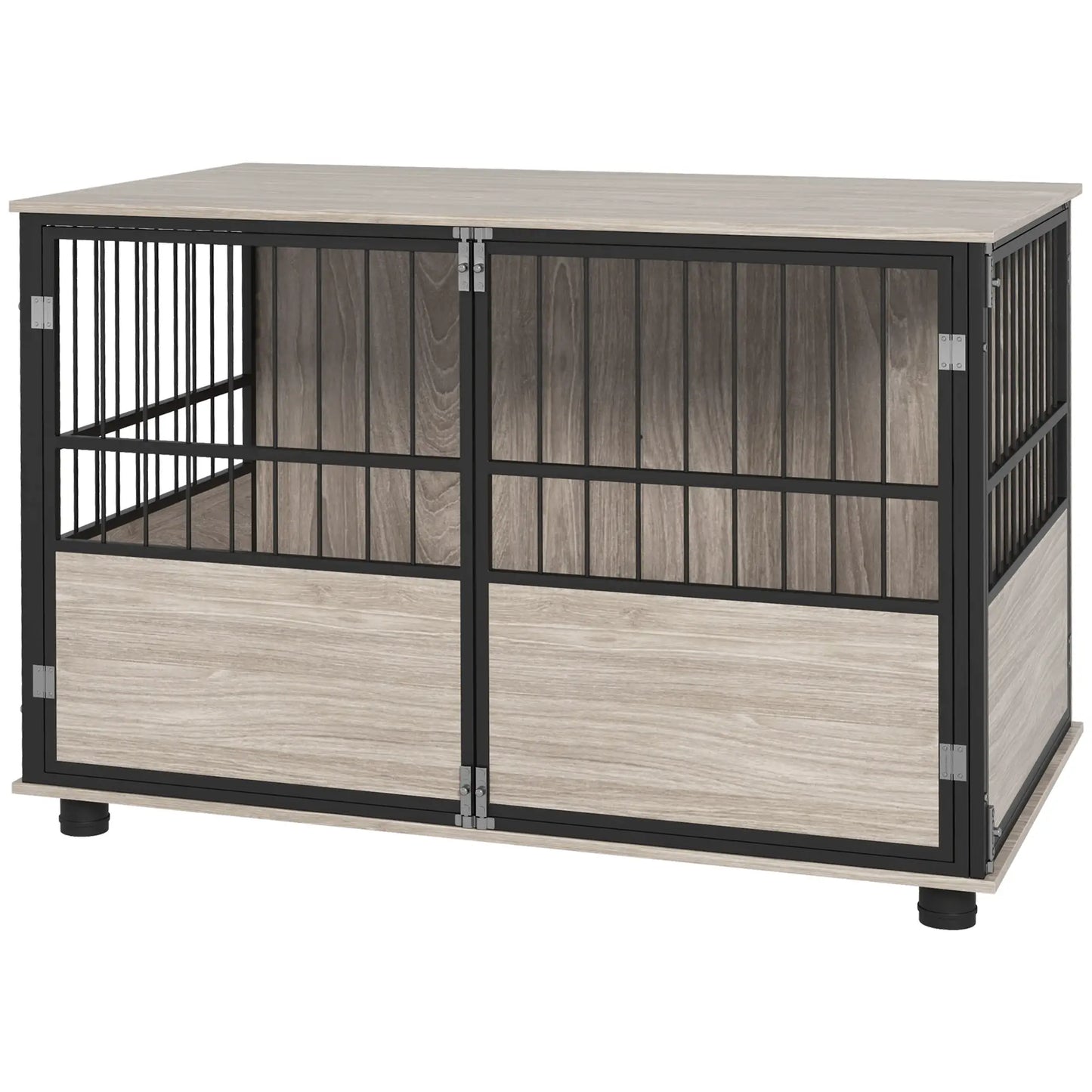 Cage pour chien en acier